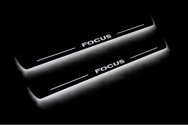 Ford Focus II Car Light Sill With Logo Focus - decoinfabric