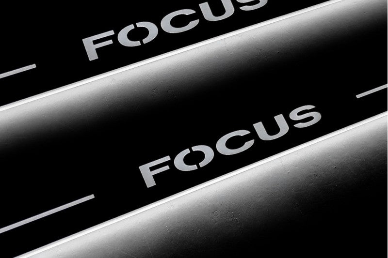 Ford Focus II Car Light Sill With Logo Focus - decoinfabric