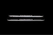 Ford Fusion II 2012-2020 LED Door Sills PRO With Logo Fusion Ford Led Door Sills opdesign