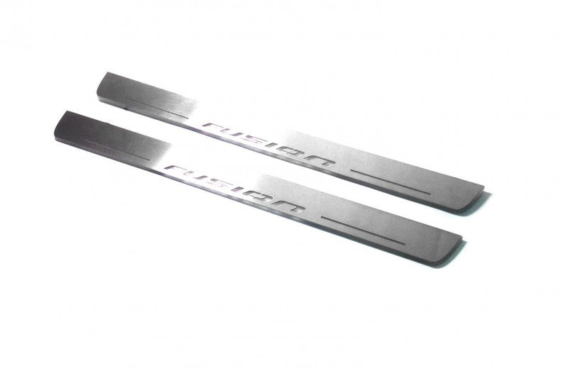 Ford Fusion II 2012-2020 LED Door Sills PRO With Logo Fusion Ford Led Door Sills opdesign