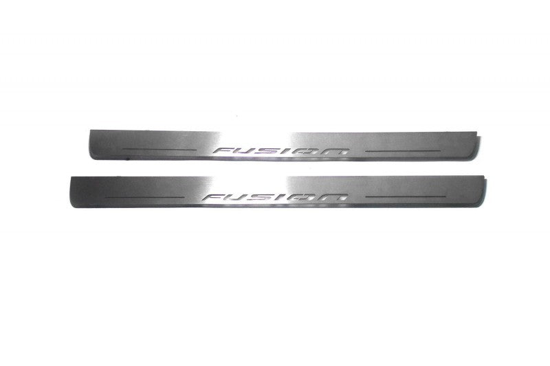 Ford Fusion II 2012-2020 LED Door Sills PRO With Logo Fusion Ford Led Door Sills opdesign