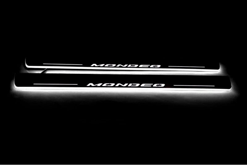 Ford Mondeo V 2014+ Auto Door Sills With Logo Mondeo Ford Led Door Sills