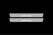 Ford Mustang V 2005-2015 Car Door Sill With Logo Coyote Ford Led Door Sills opdesign