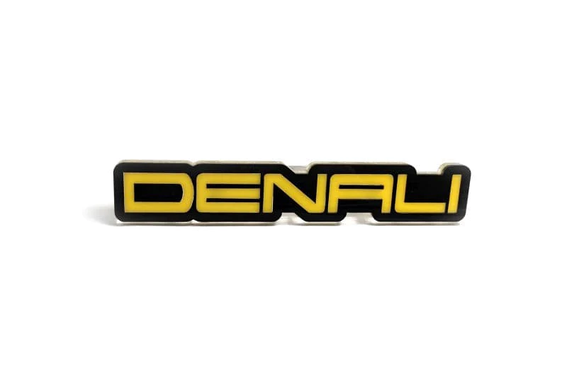 GMC tailgate trunk rear emblem with Denali logo GMC emblems decoinfabric