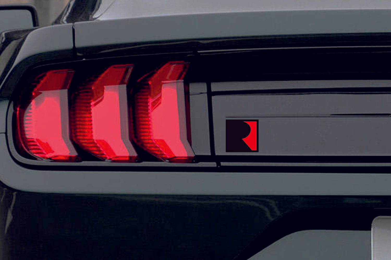 GMC tailgate trunk rear emblem with ROUSH logo (type 2) GMC emblems decoinfabric