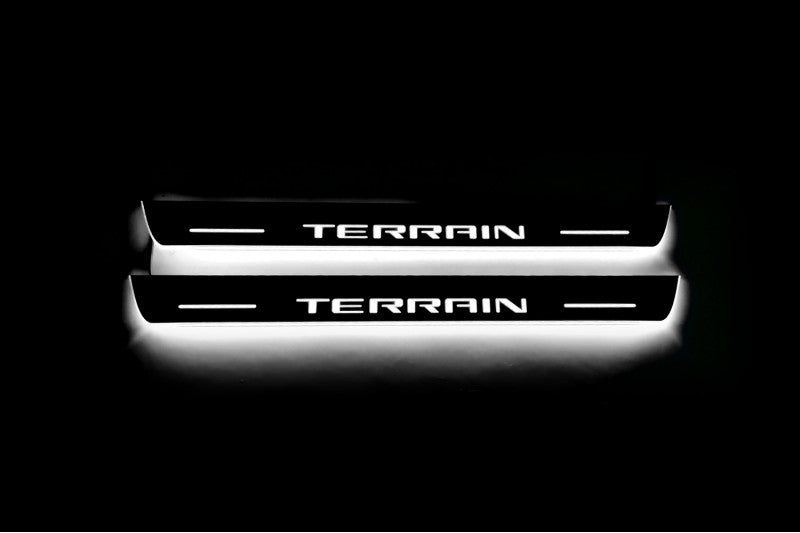 GMC Terrain II Car Door Sill With Logo Terrain - decoinfabric
