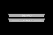 GMC Terrain II 2018+ LED Door Sill With Logo DENALI GMC Led Door Sills opdesign