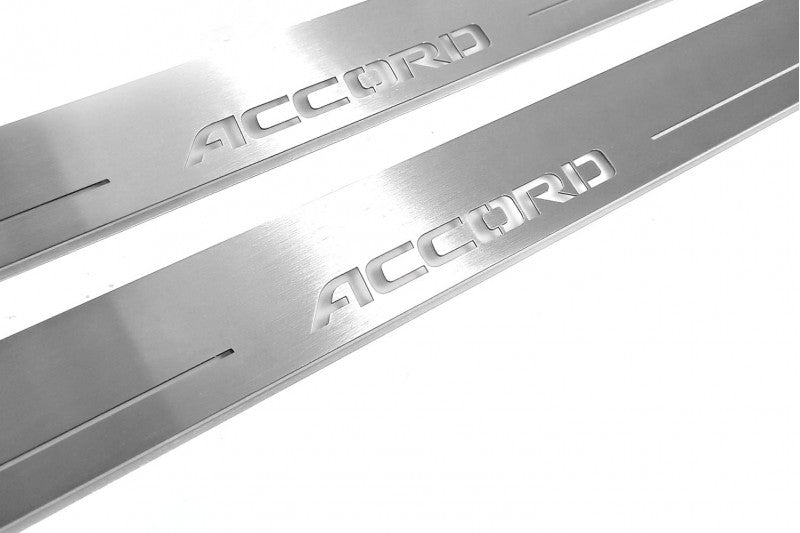 Honda Accord X 2018-2023 Car Door Sill With Logo Accord Honda Led Door Sills opdesign