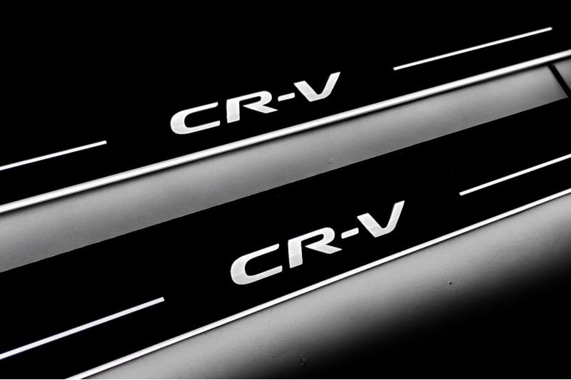 Honda CR-V V 2017-2023 Led Door Sills With Logo CR-V Honda Led Door Sills opdesign