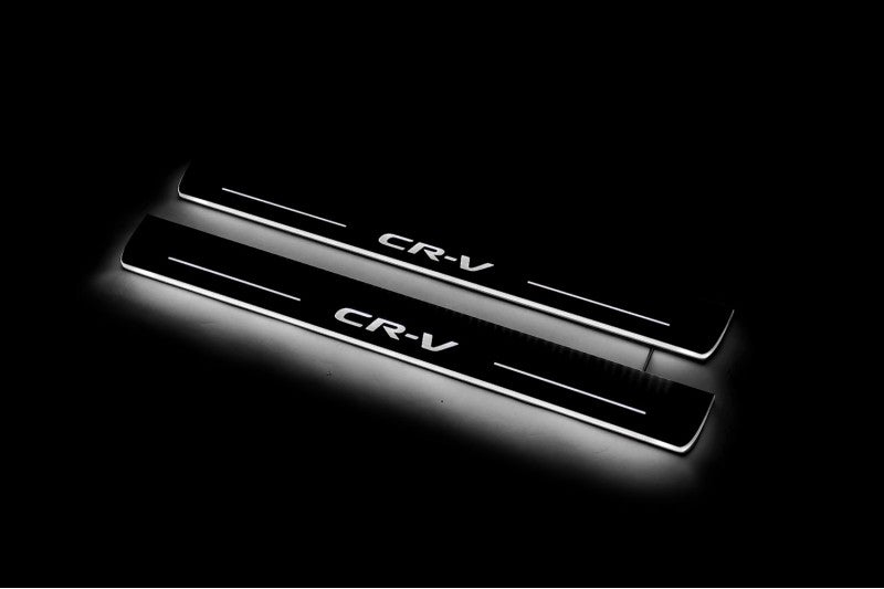 Honda CR-V V 2017-2023 Led Door Sills With Logo CR-V Honda Led Door Sills opdesign