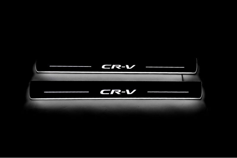 Honda CR-V V 2017-2023 Led Door Sills With Logo CR-V Honda Led Door Sills opdesign
