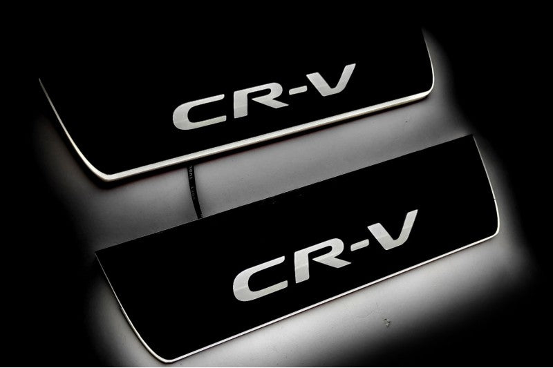 Honda CR-V V 2017-2023 Led Door Sills With Logo CR-V Honda Led Door Sills opdesign