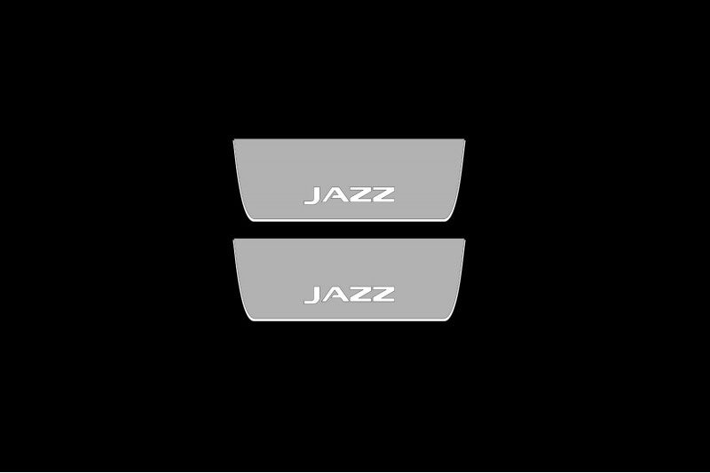 Honda Jazz V 2020+ LED Car Door Sill With Logo Jazz Honda Led Door Sills opdesign