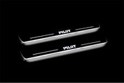Honda Pilot II 2008-2015 Led Sill Plates With Logo Pilot Honda Led Door Sills opdesign