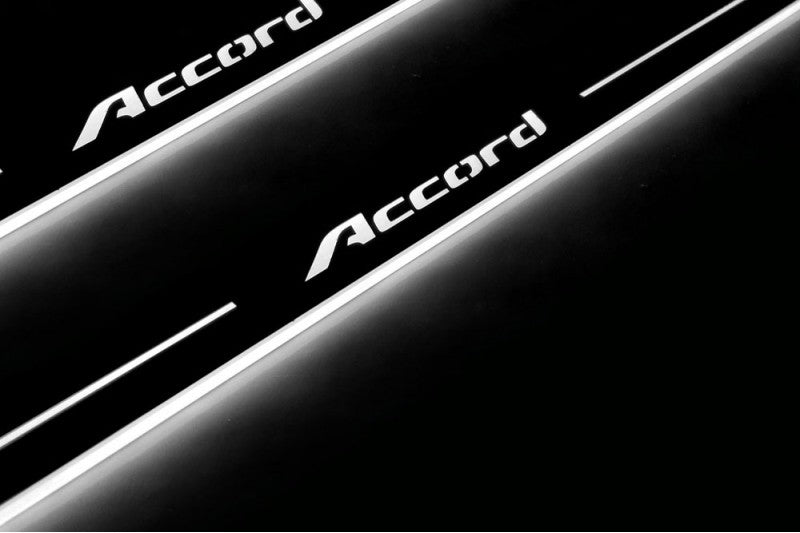 Honda Accord 8 LED Door Sills PRO With Logo Accord - decoinfabric
