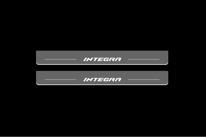 Honda Integra Auto Door Sill Plates With Logo Integra - decoinfabric