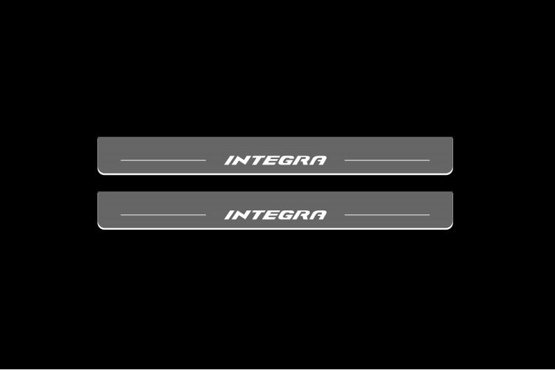Honda Integra 2001-2006 Auto Door Sill Plates With Logo Integra Honda Led Door Sills opdesign