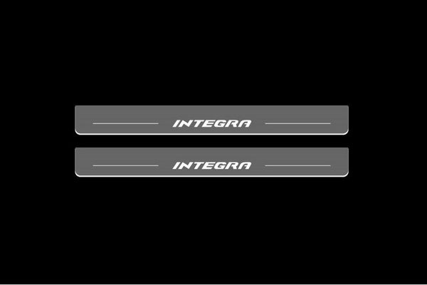 Honda Integra Auto Door Sill Plates With Logo Integra - decoinfabric