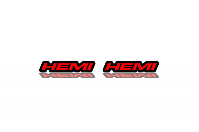 Hummer emblem for fenders with logo HEMI (type 2) - decoinfabric