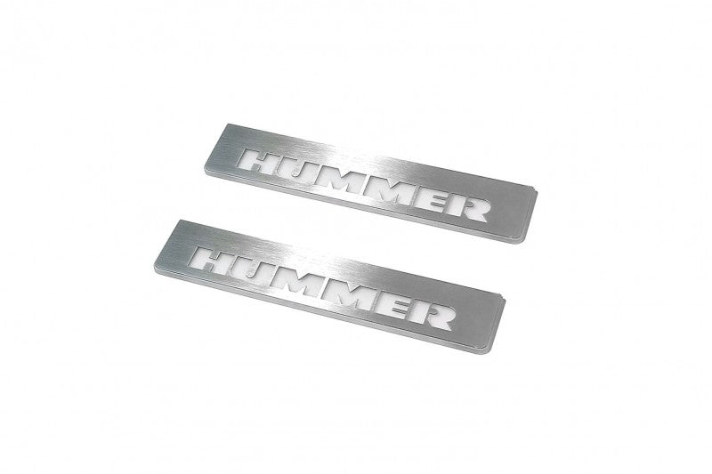 Hummer H2 Led Door Sills With Logo Hummer