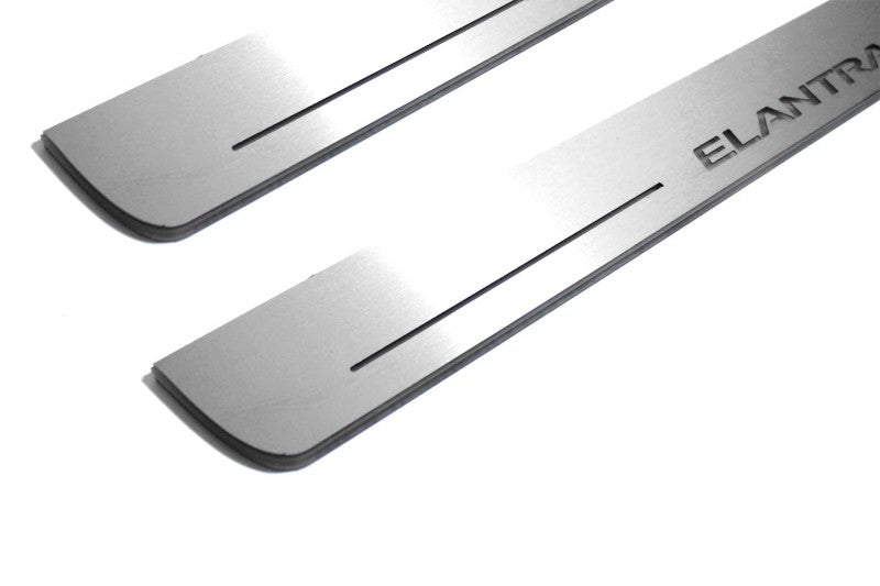 Hyundai Elantra V (MD) 2011-2016 Door Sill Lights With Logo Elantra Hyundai Led Door Sills opdesign