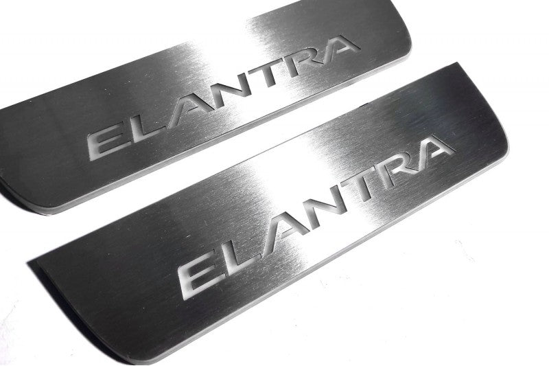 Hyundai Elantra V (MD) 2011-2016 Door Sill Lights With Logo Elantra Hyundai Led Door Sills opdesign