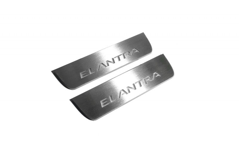 Hyundai Elantra V (MD) 2011-2016 Door Sill Lights With Logo Elantra Hyundai Led Door Sills opdesign