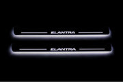 Hyundai Elantra V (MD) 2011-2016 Door Sill Lights With Logo Elantra Hyundai Led Door Sills opdesign