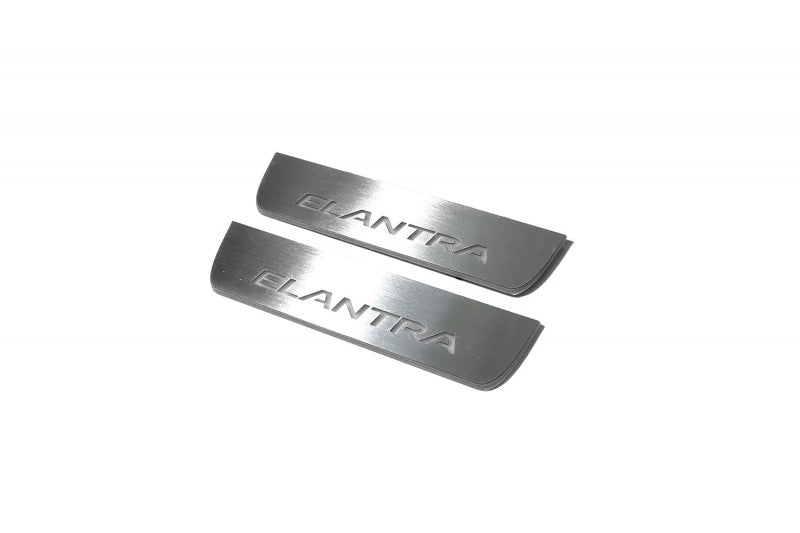 Hyundai Elantra V (MD) 2011-2016 Door Sill Lights With Logo Elantra Hyundai Led Door Sills opdesign