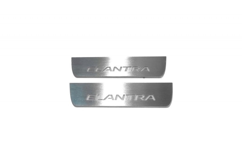 Hyundai Elantra V (MD) 2011-2016 Door Sill Lights With Logo Elantra Hyundai Led Door Sills opdesign