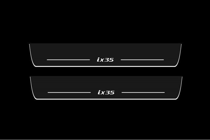 Hyundai ix35 2009-2015 LED Door Sills PRO With Logo ix35 Hyundai Led Door Sills opdesign