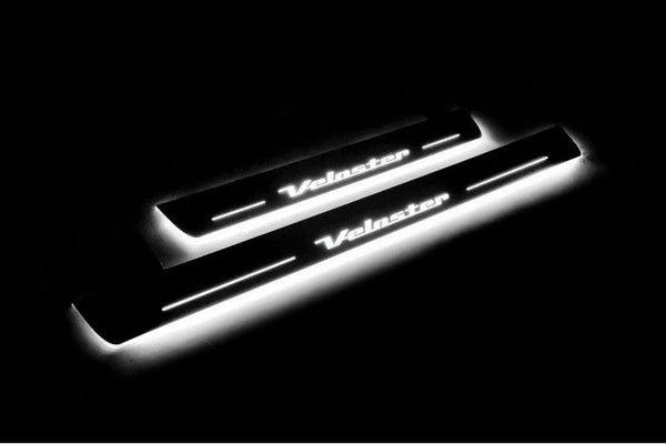 Hyundai Veloster I Car Light Sill With Logo Veloster - decoinfabric