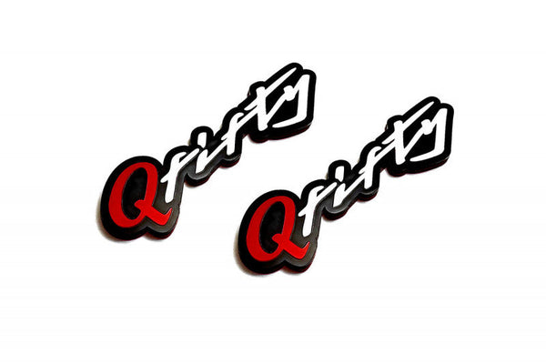 Infiniti emblem for fenders with Infiniti Q50 logo