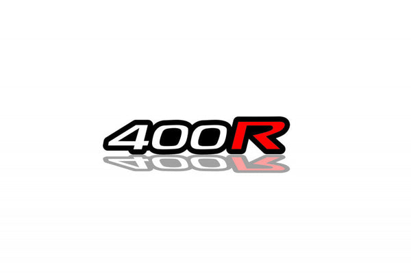 Infiniti tailgate trunk rear emblem with 400R logo