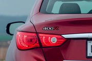 Infiniti tailgate trunk rear emblem with 400R logo Infiniti emblems decoinfabric