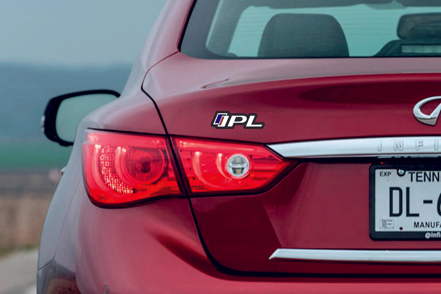 Infiniti tailgate trunk rear emblem with IPL logo