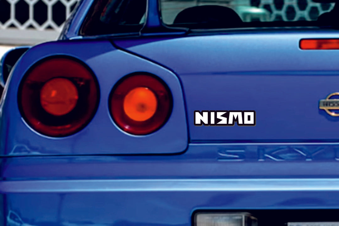 Infiniti tailgate trunk rear emblem with Nismo logo (Type 3) Infiniti emblems decoinfabric