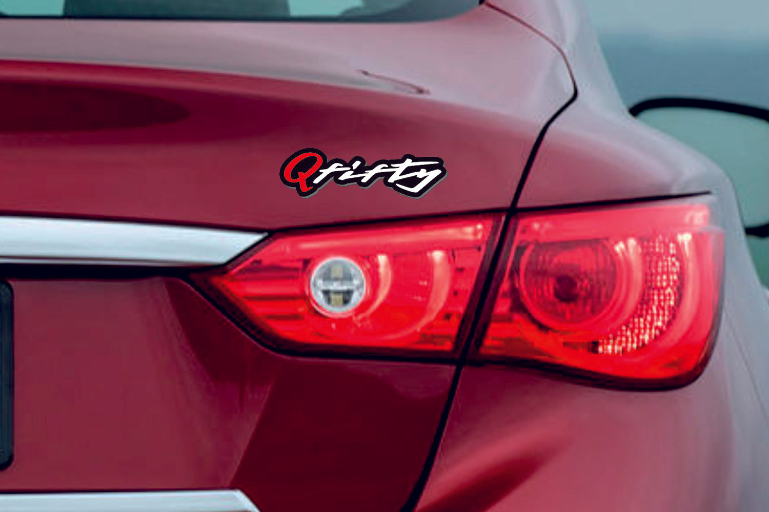 Infiniti Emblem & Badges set with Q50 logo