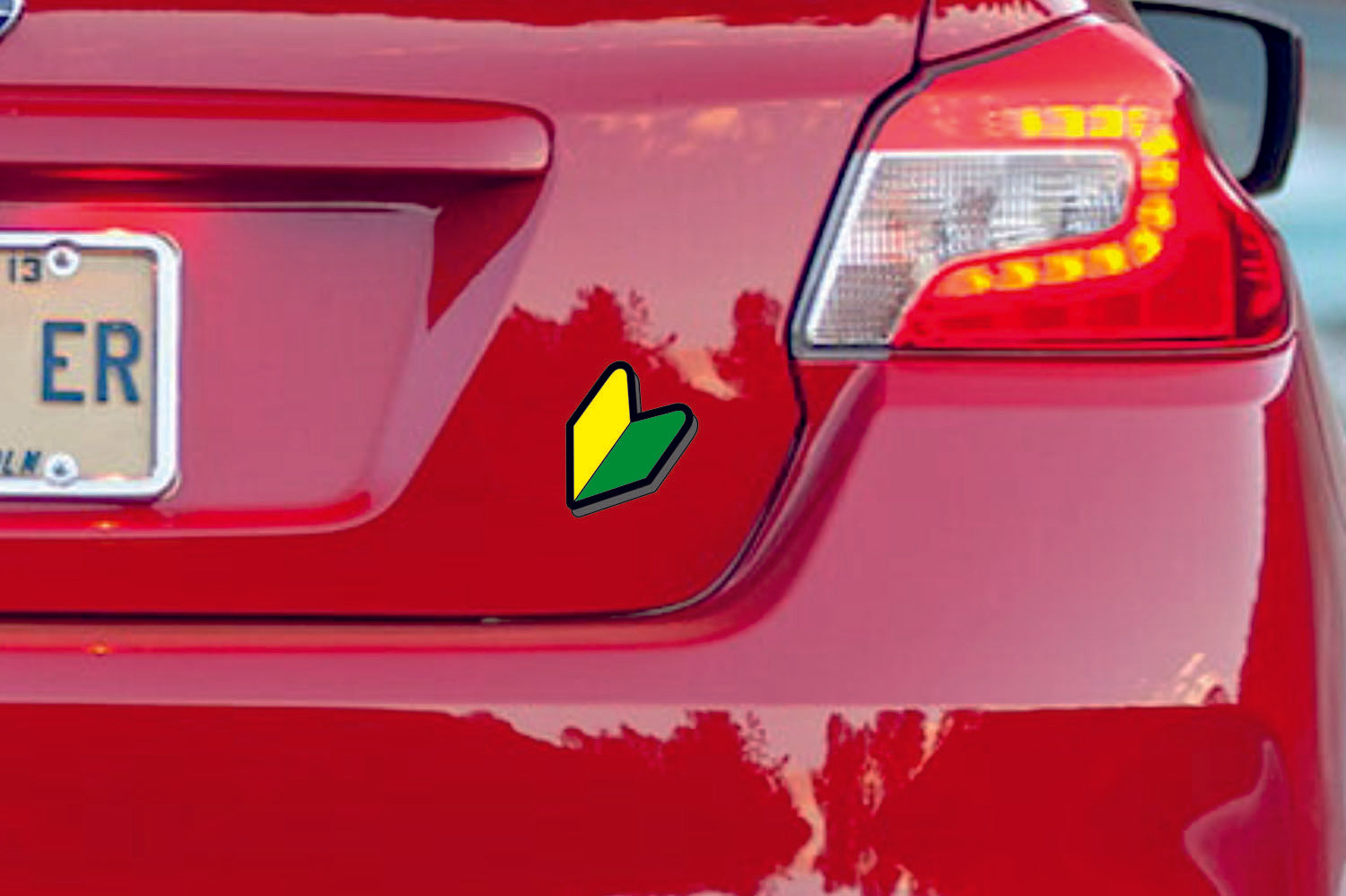 Infiniti tailgate trunk rear emblem with JDM logo