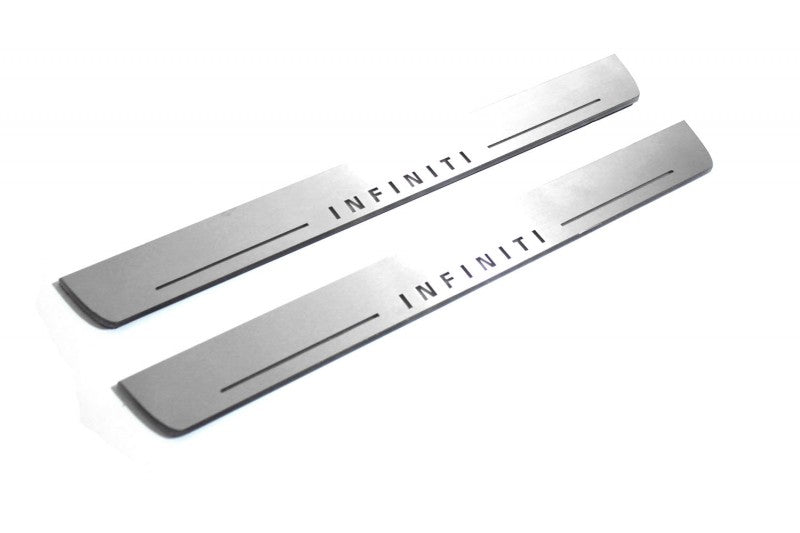 Infiniti QX80 Door Sill Led Plate With Logo Infiniti - decoinfabric