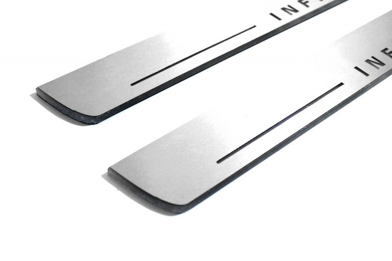 Infiniti QX80 2013+ Door Sill Led Plate With Logo Infiniti Infiniti Led Door Sills opdesign