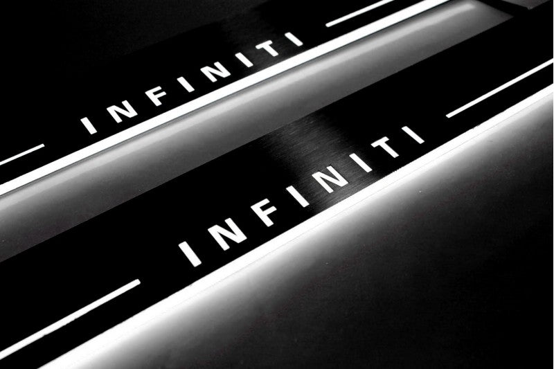 Infiniti M III 2011-2019 Car Sill With Logo Infiniti Infiniti Led Door Sills opdesign