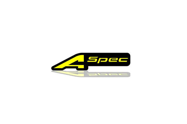 Honda Radiator grille emblem with A-Spec logo