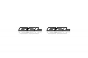 Jeep emblem for fenders with 6.2L logo (Type 2) Jeep emblems decoinfabric BLACK WHITE