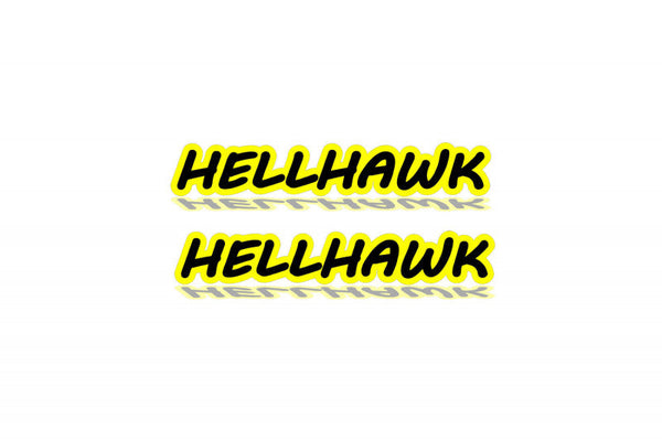 Jeep Emblem & Badge Set - Grille and Tailgate Hellhawk logo