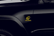 JEEP emblem for fenders with Hellhawk logo (type 3) Jeep emblems decoinfabric