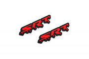 Jeep emblem for fenders with SRT Blood logo Jeep emblems decoinfabric BLACK RED