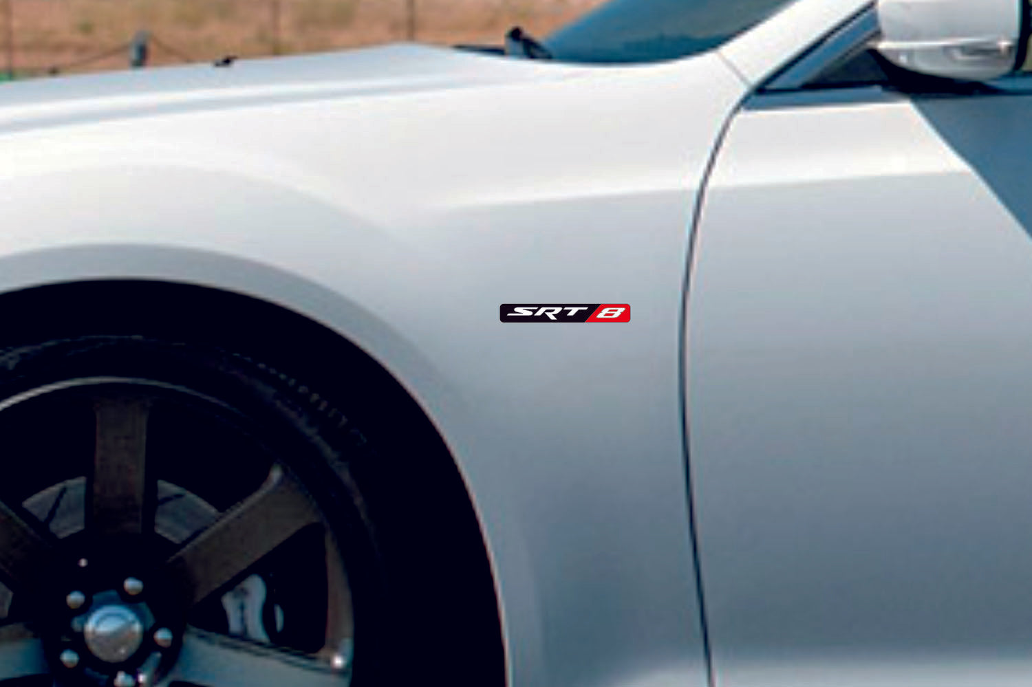 Jeep emblem for fenders with SRT8 logo Jeep emblems decoinfabric