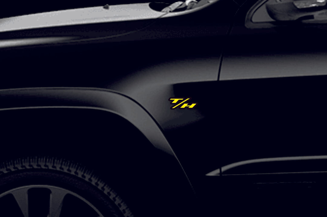 Jeep Emblem & Badges set with T/H logo Jeep emblems decoinfabric