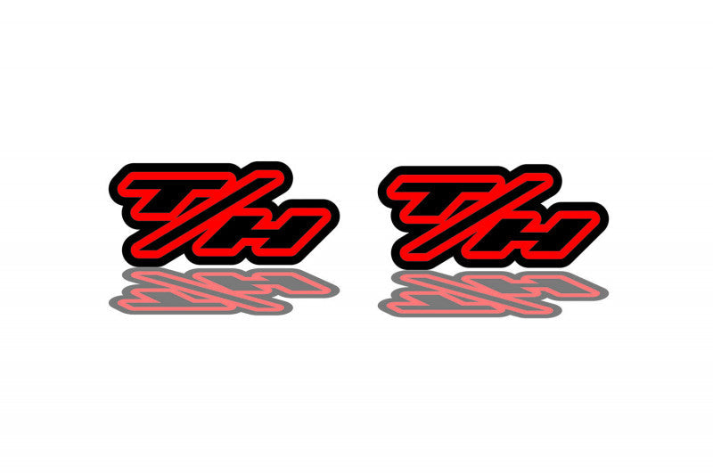 Jeep Emblem & Badges set with T/H logo (Type 2) Jeep emblems decoinfabric